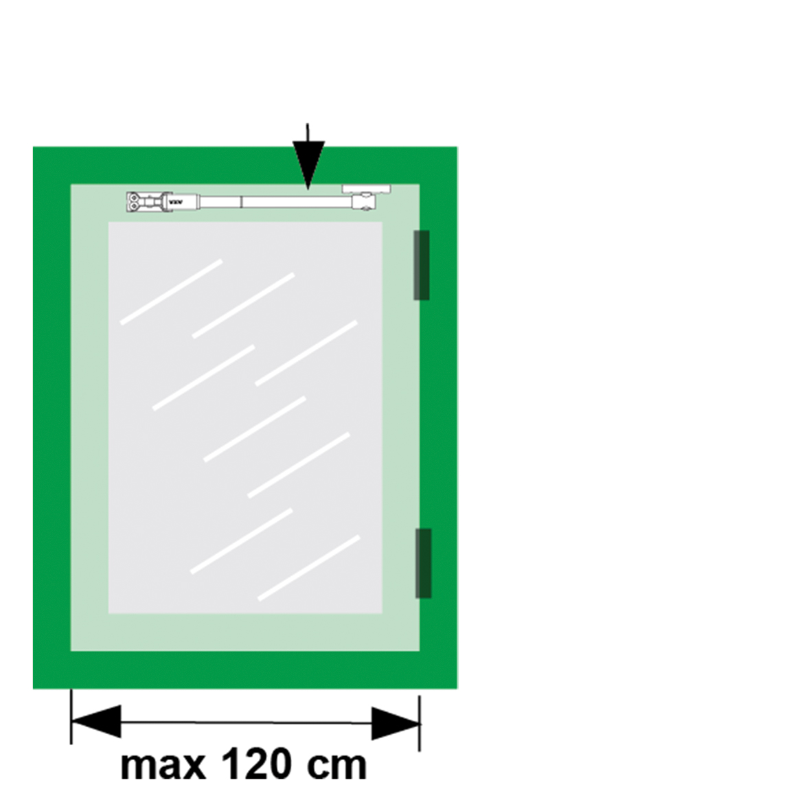 Telescopic stay 55EX - AXA Home Security 🇬🇧
