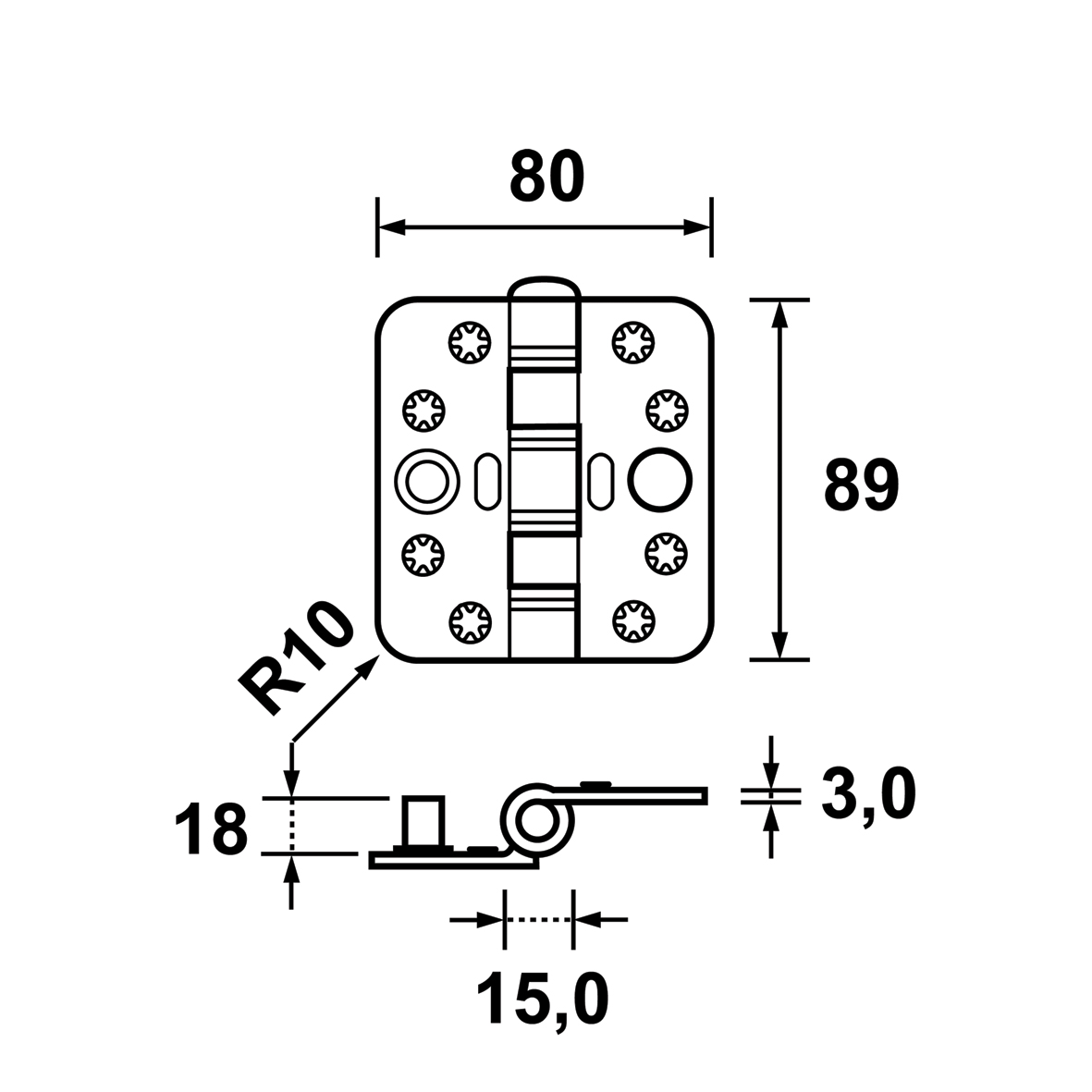 かちゃページ Veiligheidsscharnier Smart Easyfix XDK - AXA Home Security 🇳🇱